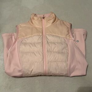 lululemon Pink Down Vest